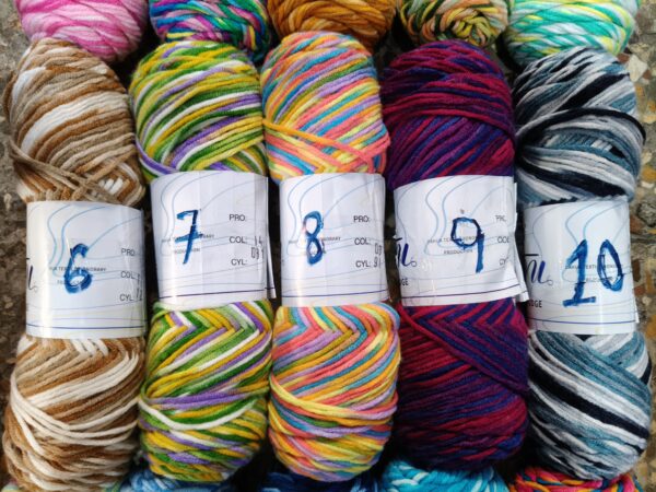4ply Multi - Milk cotton Yarn 100gm - Image 2