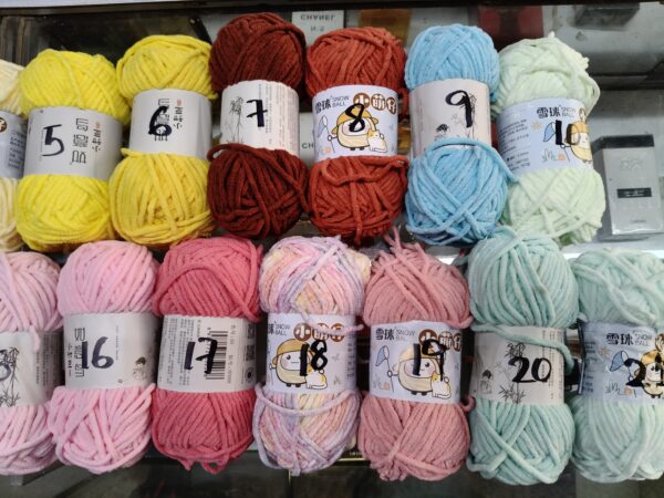 3.5mm Thin Plush/ Blanket yarn 50gm - Image 2