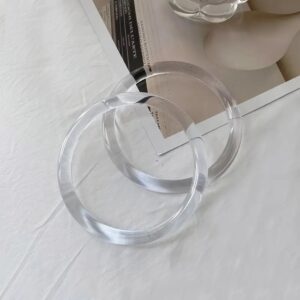 2pcs Clear Acrylic Bag Handles