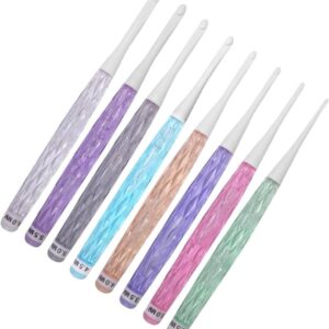 8-piece Ergonomic crochet hooks