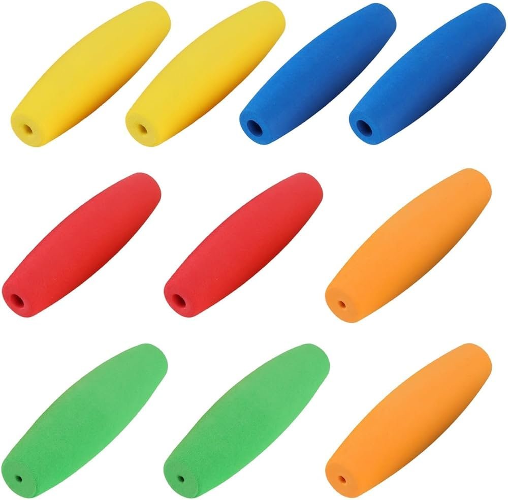5-piece ergonomic crochet hook grips set designed to fit hooks ranging from 2mm to 10mm. - Image 2