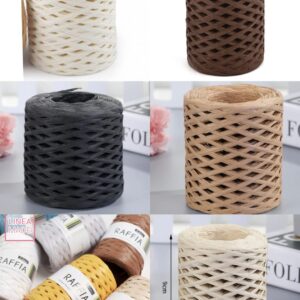 Raffia natural Paper yarn 200meters