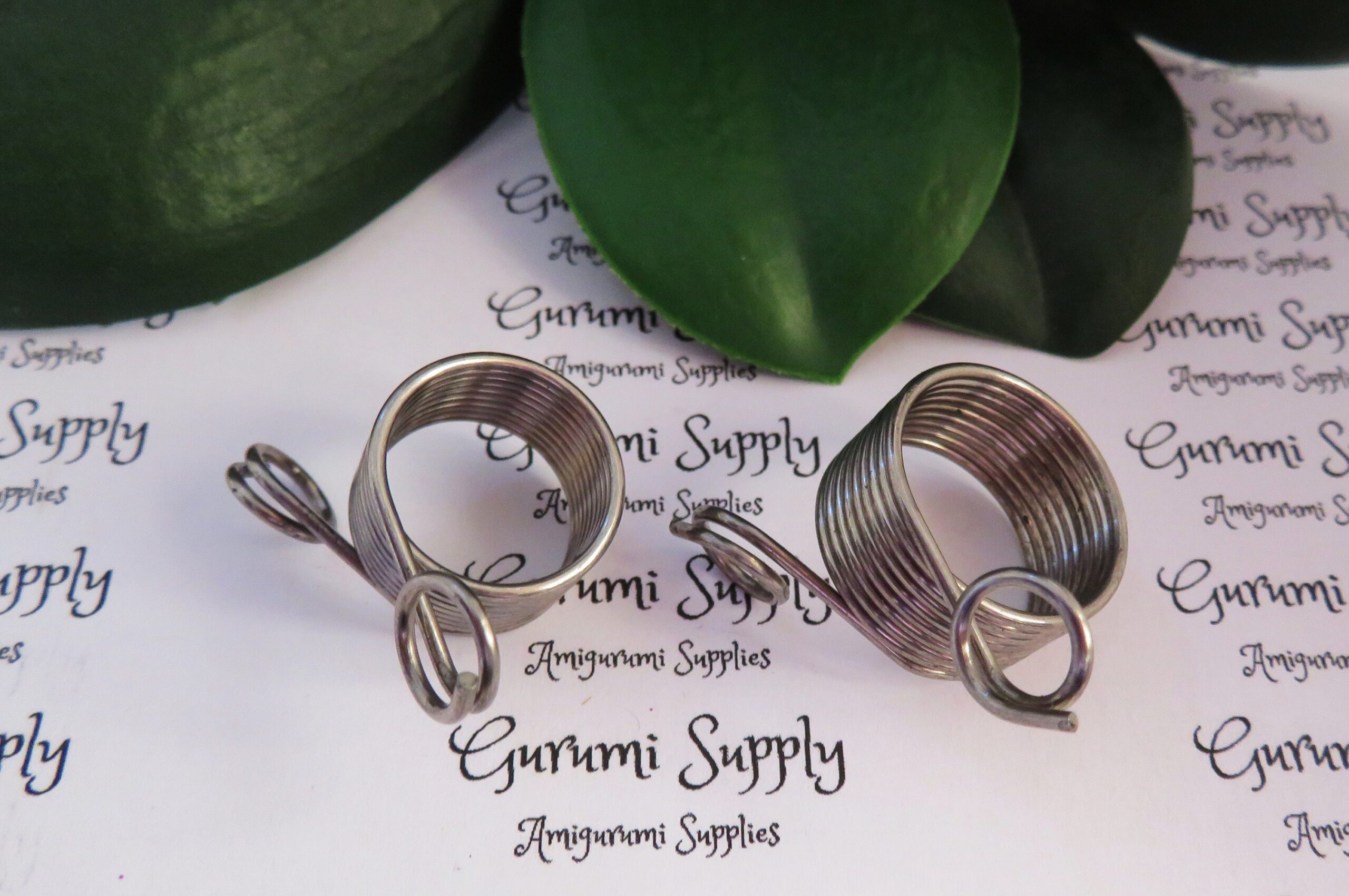 Spring Metal Crochet Ring 2pcs - Image 3