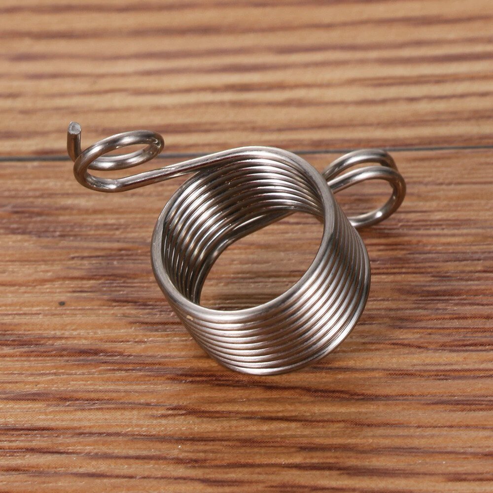Spring Metal Crochet Ring 2pcs - Image 2