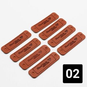 New Leather Handmade Tags 10pcs