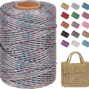 Multi Metallic 2mm cord 150gm